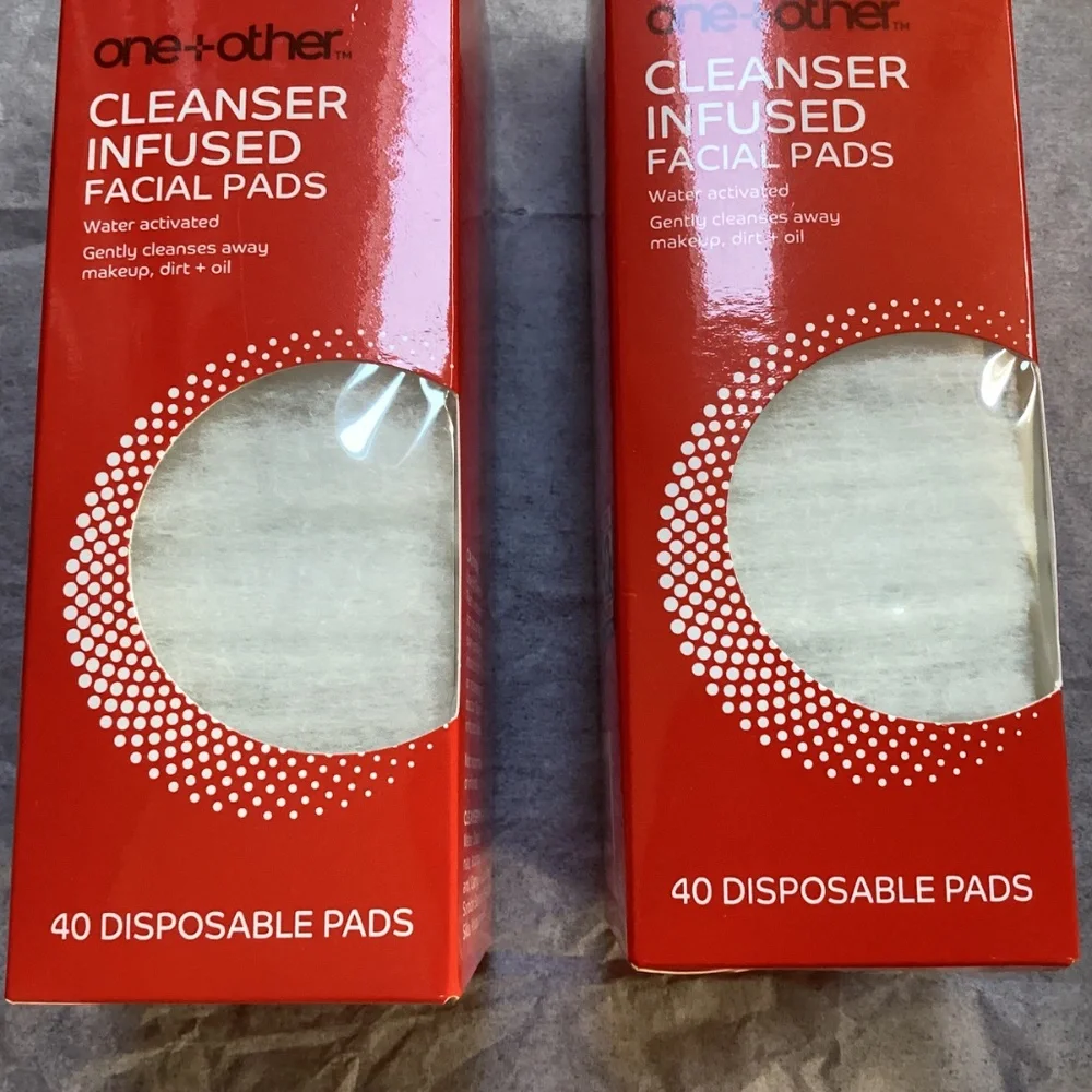 One+Other Cleanser Infused Facial Pads Bundle 40 disposable pads/box